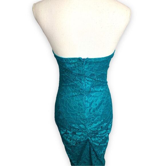 90’s Lace Sleeveless Tube Lace Dress L - Picture 7 of 7